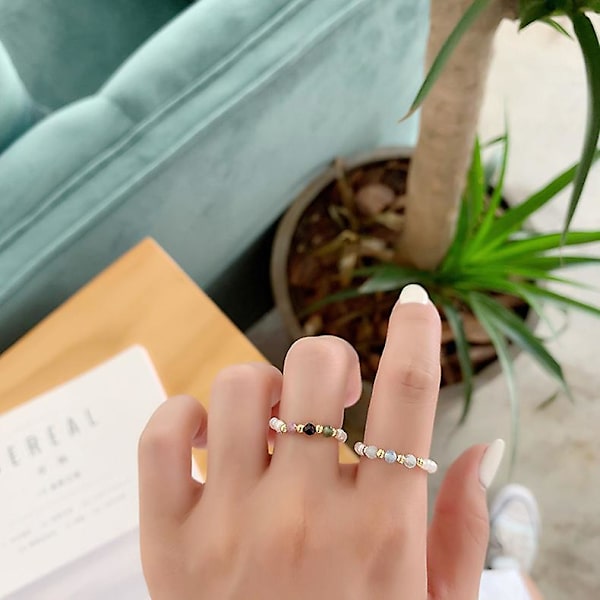 Ring Pearl Crystal Girls&#39; Modesmycken Ac3832 A05