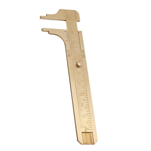 Messing Vernier Caliper 100mm Præcisionsmåleværktøj