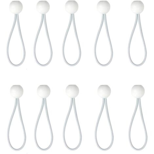 50 kpl elastisia pallo-bengee-johdot, välipeitteen kiristin huvimajaan, retkeilyyn, telttajohdot, verhojen jatkovaljaat, 10 cm
