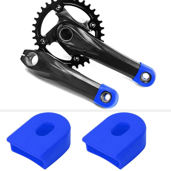 RISK Silikon Mountainbike Landsvägscykel Vevarmskydd Blå 5-pack