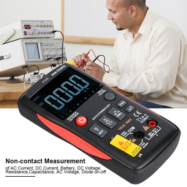 RICHMETERS RM409B True RMS 9999 Tællinger Digital Multimeter Tester
