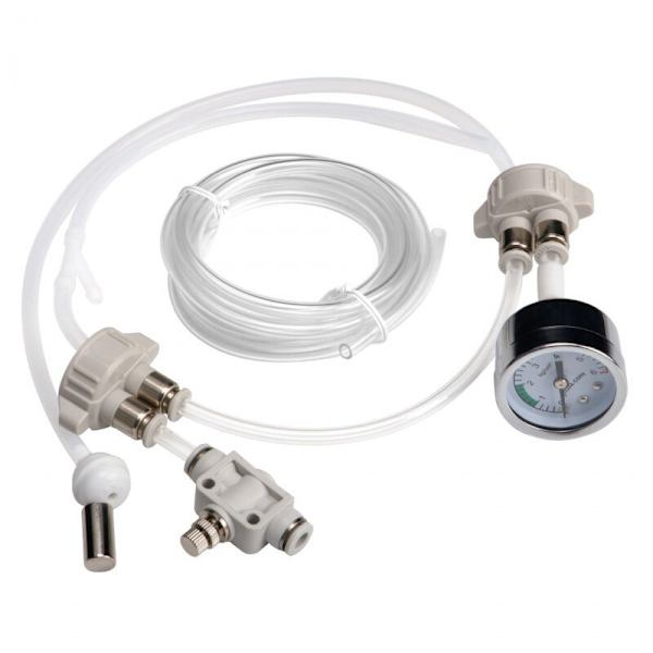 DIY CO2-system til planteakvarium, CO2-akvarietilbehør, DIY CO2-generator med tryktester og luftstrømskontrol