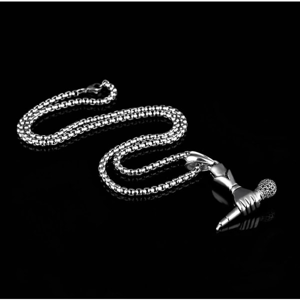 Mini Handhållen Mikrofon Mikrofon Halsband 4*60cm