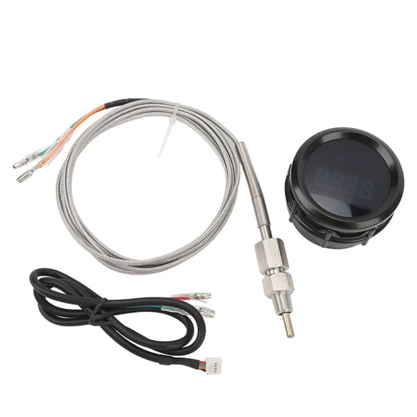 52 mm højpræcisions digital EGT-måler 12V universal pasform 200 til 1300C temperaturmåler
