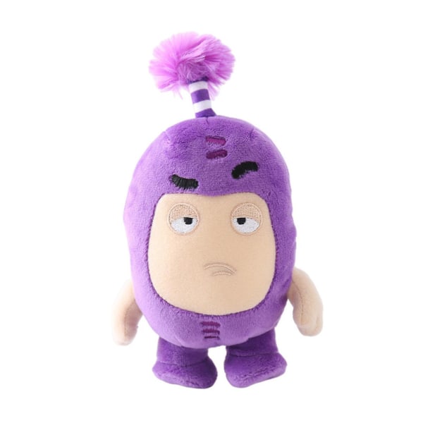 Oddbods Plys 18 cm tegneserie blødt spil Dukke Action Figur Gave Børnelegetøj Hot Purple