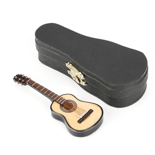 Mini tre-gitarmodell - Miniatyr musikkunst for hjemmet