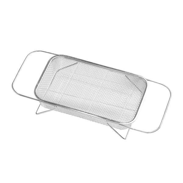 Uttrekkbart oppvaskstativ i rustfritt stål 29,5x21,5 cm