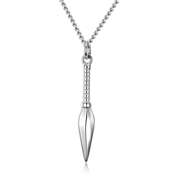 Spearhead titanstål herrhalsband Gl63-kedja