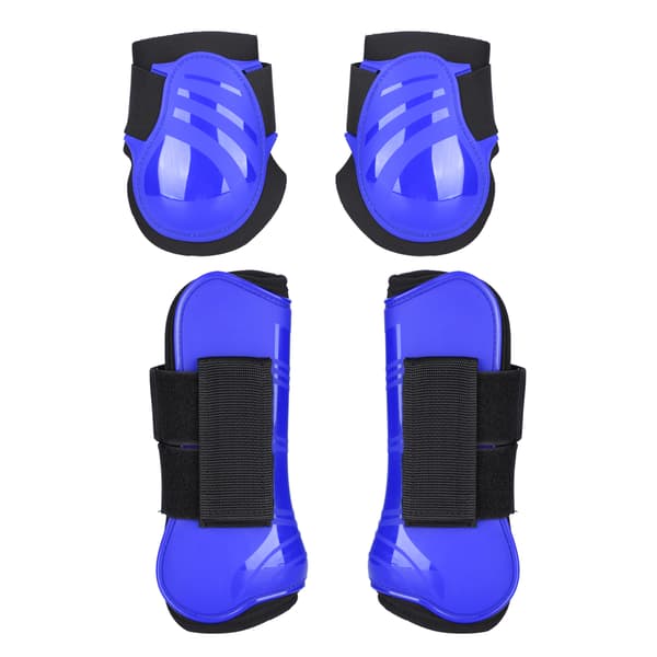 Hästbenskydd PU Förtjockat skal Elastisk dämpande innerdyna XL Set