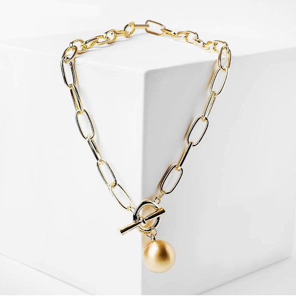 Halskæde Metallic Element Fashion smykker B1862 N2006-16