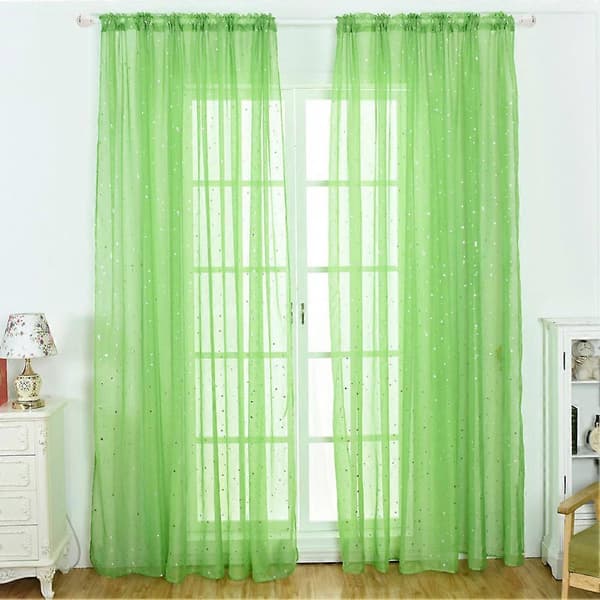 Romantisk tyllgardin elegant, romantisk for barnerom blue 1m*2.7m