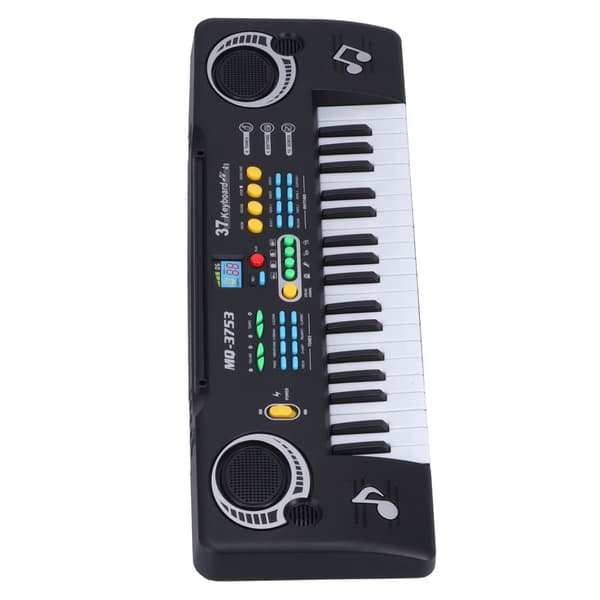Elektronisk piano for barn, mini 37 tangenter, bærbart multifunksjonelt keyboard for barn som lærer