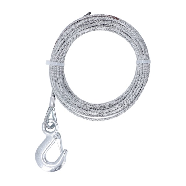 Spilwire 4 mm x 12 m kabel 2000 lbs rustfrit stål galvaniseret