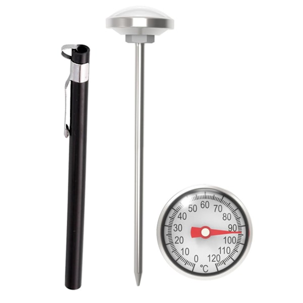 3st Mattermometer Fysisk avkänning Inget batteri krävs Precision rostfritt stål Mjölk Te Kaffe Drycker Kökstermometer Hemmat