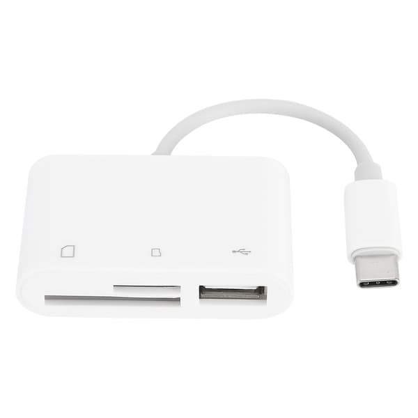 USB C SD TF Kortlæser Kamera Adapter Konverter Multifunktion Hukommelseskabel Skriver