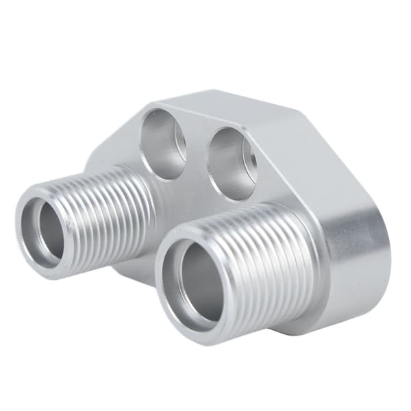 AC Kompressor Adapter Byt Billet Aluminium Kompressor Rak Adapter för Sanden SD7B10 7176