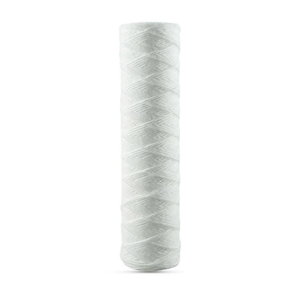 10-tommers PP-viklet vannfilterpatron, erstatningselement for husholdningssedimentforfilter 100g