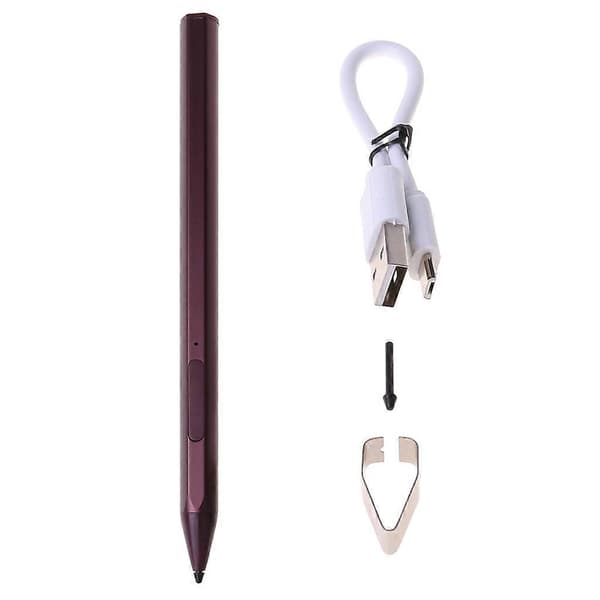 Styluspen til Microsoft Surface Trykfølsomhed med Håndfladeafvisning Digital Pen til Surface Pro 7/6/5/4/3 Rouge