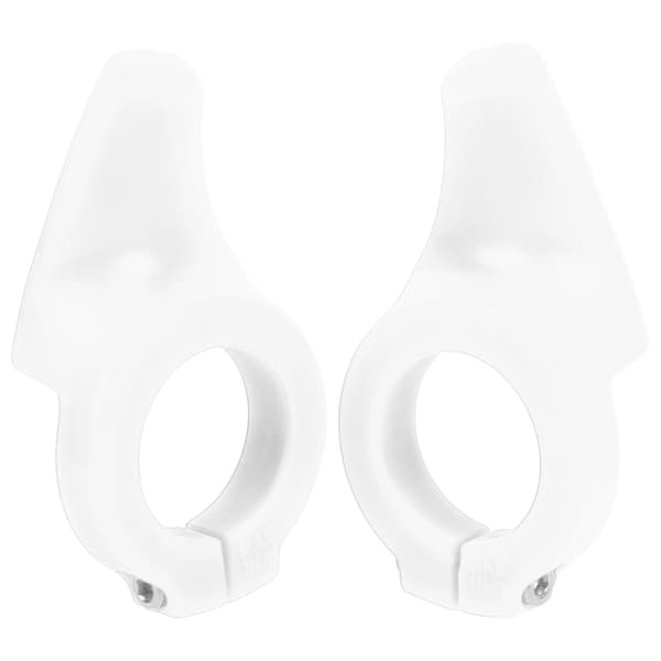 Cykelstyre Sekundärt Stöd Låsbar Ring Vit