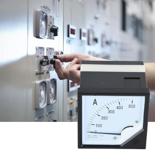 Firkantet Panel Amperemeter 500A Klasse 1.5 Nøjagtighed Strøm Test Meter Detektorer