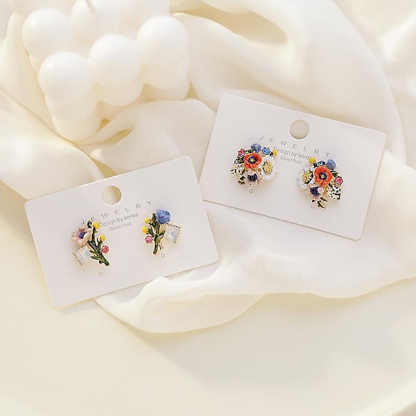 Ørering Flower Studsummer Outfit Piger&#39; Modesmykker Ac3552 A44