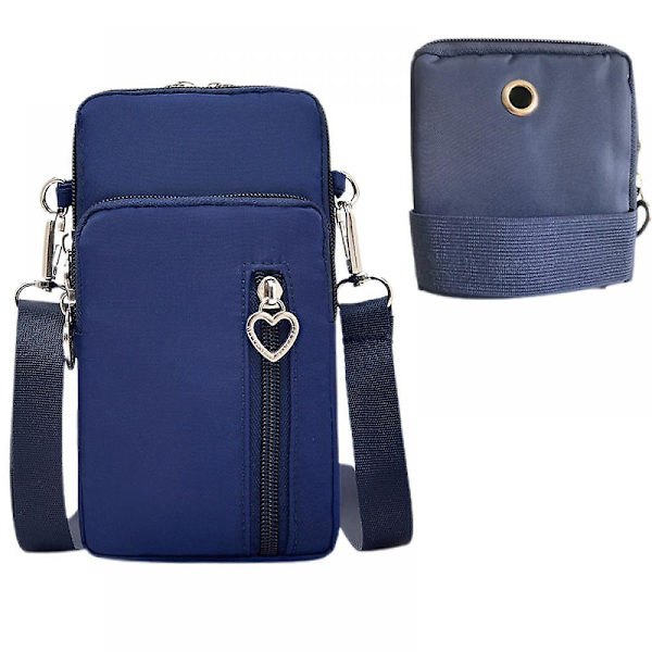Kvinnor Stor Crossbody-väska Mobilväska Korthållare Plånbok Armväska, myntväska Med Porer A916-39 F