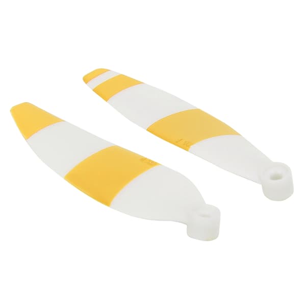 2 Par RC Drone 4726F Propeller Tilbehør Støjreduktion Passer til DJI Mavic Mini (Hvid Gul)