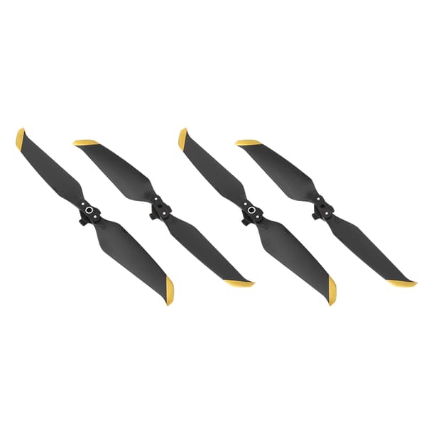 4 stk. propel støjsvage quick release propeller tilbehør passer til Mavic AIR 2 Drone Sort Guld Kant