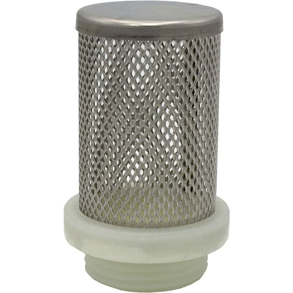 Rostfritt stål bottenventil Mesh sugsil för 3/4" backventil korg i rostfritt stål