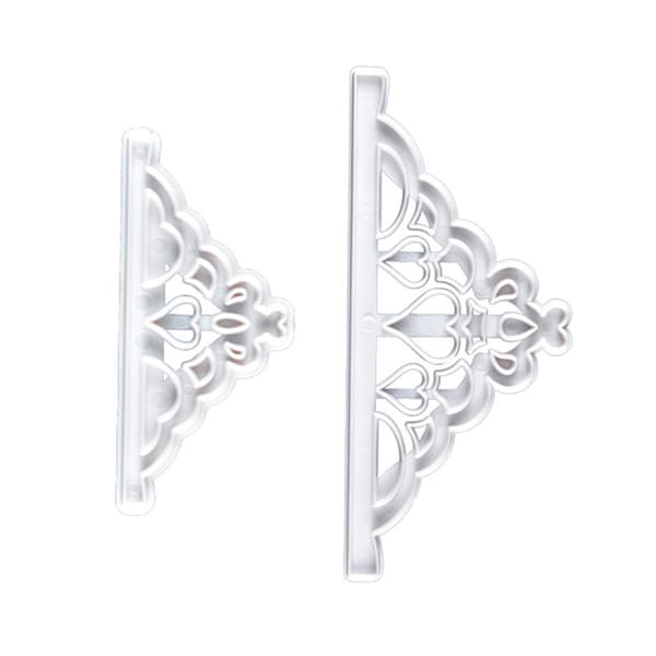 2-delt kroneformsett Prinsesse Tiara Kake Dekorering Form for DIY Bursdagsfest