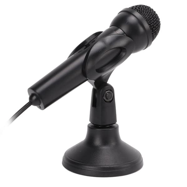 Datamikrofon 3,5 mm kablet Plug and Play Anti-interferens Bred kompatibilitet PC-mikrofon