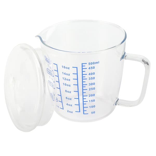 Glas Målekop med Låg 500ml Kapacitet