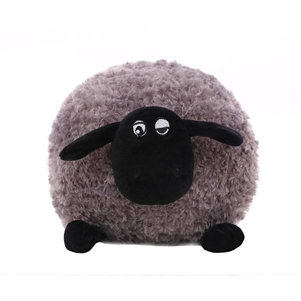 Sean the Sheep Plys-legetøjskuglepude Grey 40cm