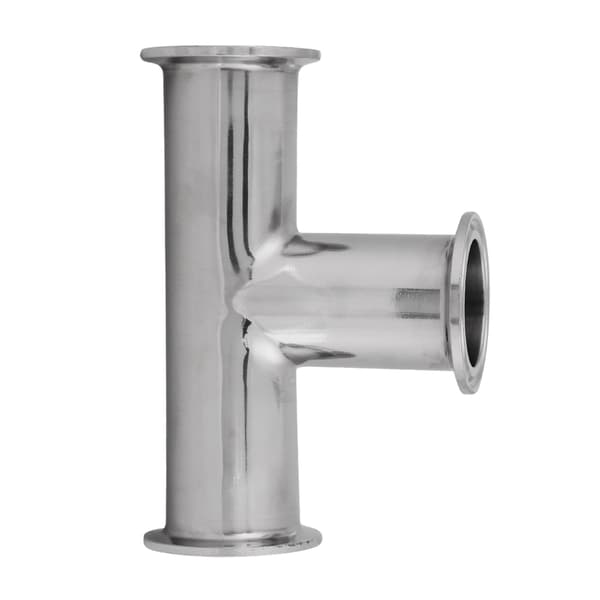 Sanitær T-stykke i rustfrit stål, 3-vejs 38x1,5 mm fitting tilbehør