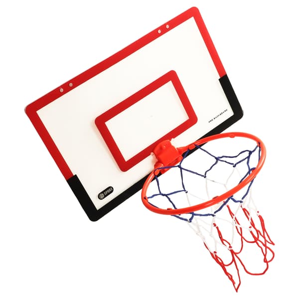 Vikbart Barn Basketbollset Med Hängkrok Pump Rod Basket Mål Lek