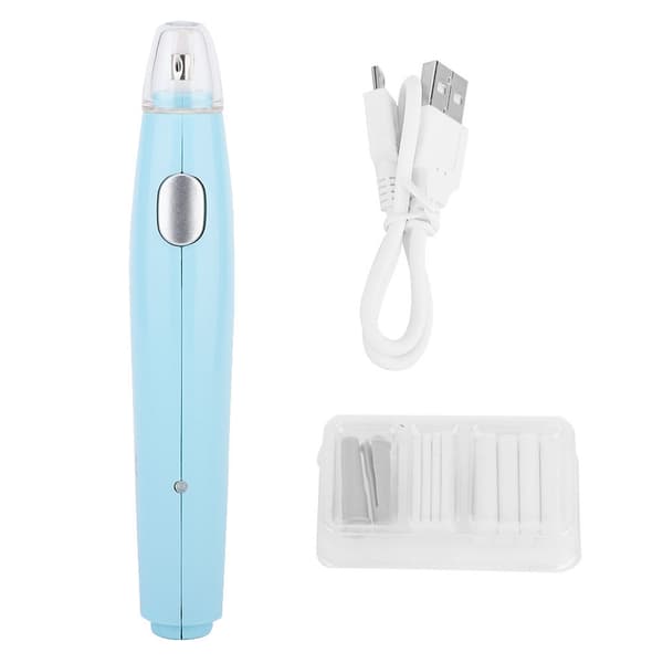 Elektrisk USB-opladelig viskelæder med 16 refill - Rosa