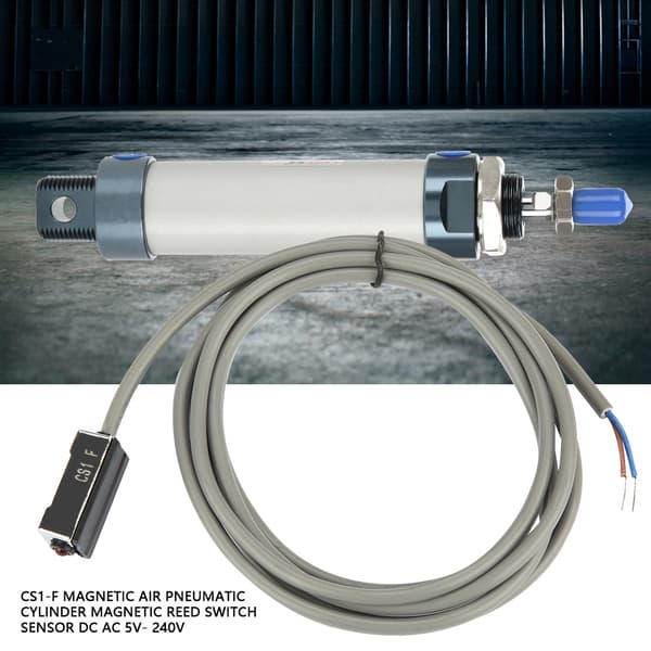 Magnetisk Reed Switch Sensor til CS1-F Magnetisk Pneumatisk Luftcylinder 5V til 240V