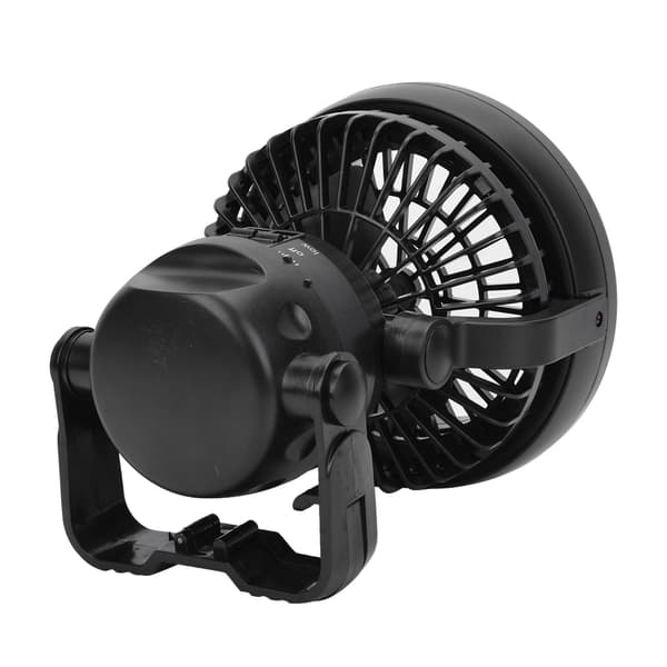 ABS Letvægts 18LED Bærbar Multifunktionel Udendørs Camping Telt Ventilatorlampe med Krog