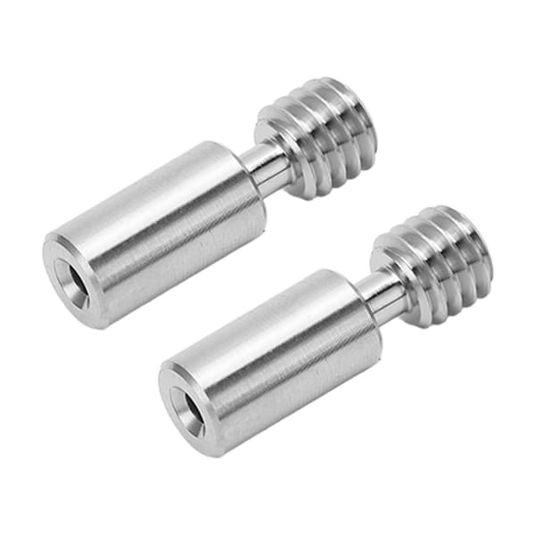 2ST Ti Legering Termisk Barriere Rør Grendesign Termisk Modstand M6 Gevind Halsrør til Ender 3 S1 3D Printer