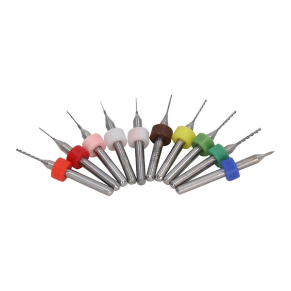 10 st Twist Borr Set med 1/8in Skaft, Volfram Stål Material, Stark Slitstyrka, Hög Hårdhet, Borrstorlek från 0,1-1mm