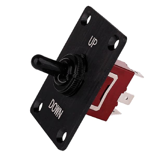 12V DC On Off Op Ned Vippekontaktpanel til RV Campingvogn Marinebåd