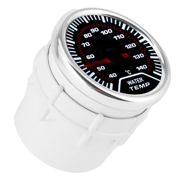 Vandtemperaturmåler LED Bil Universal 52mm/2in Temp Måler 1/8 Sensor Gevind