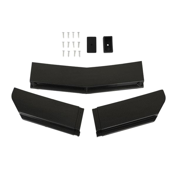 Universal 110 till 140 cm Front Bumper Lip Spoiler Splitter Bil Kaross Modifieringskit