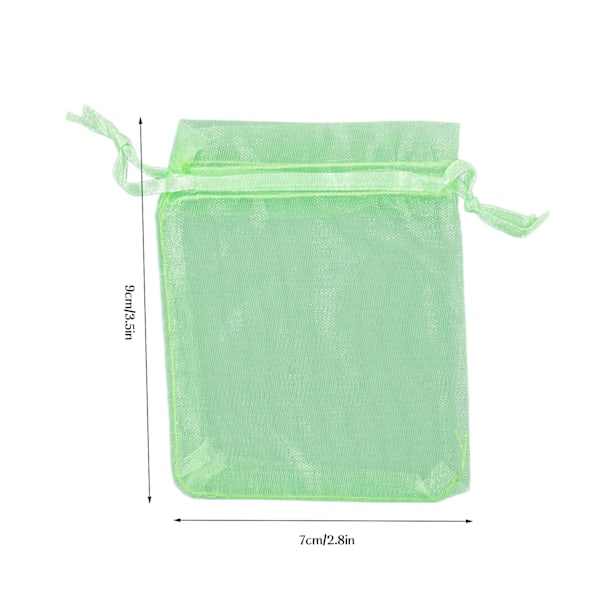 100 STK Genanvendelige Have Netposer til Beskyttelse af Frugter, Blomster og Træer - 7x9cm/2.8x3.5in