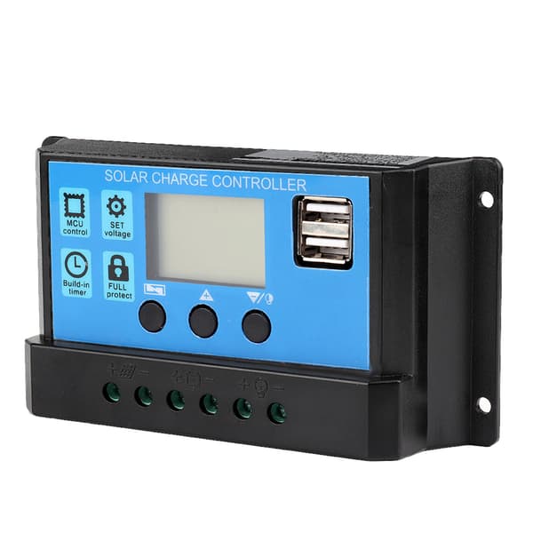 60A PWM Solarladdningsregulator 12V 24V Auto