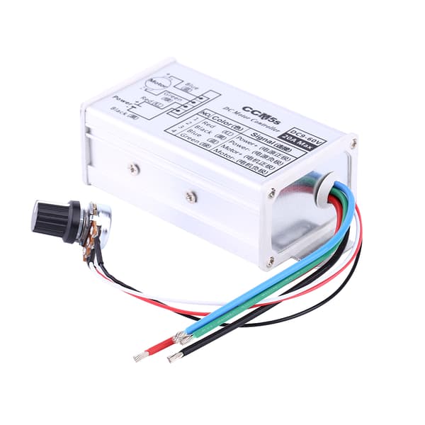Högkvalitativ PWM Motorvarvtalsregulator 9V till 60V 20A