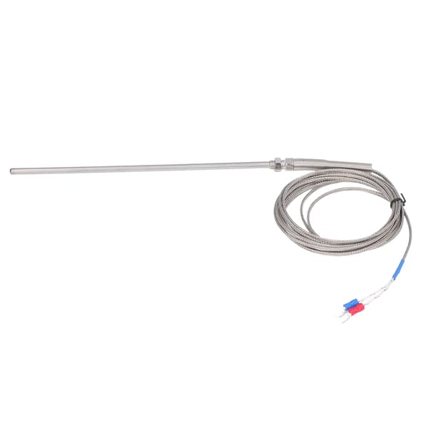 K Typ Termoelement Temperaturprob i Rostfritt Stål 200mm 3m