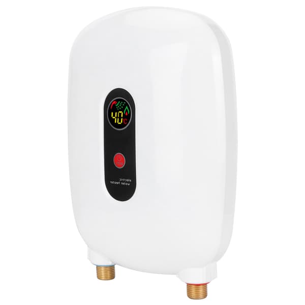 Elektrisk Mini Vannvarmer Fast Frekvens Dusj Baderom UK Plugg 220V 3500W