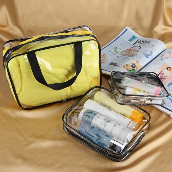 Vattentät Transparent Rese Necessär Kosmetik Organizer