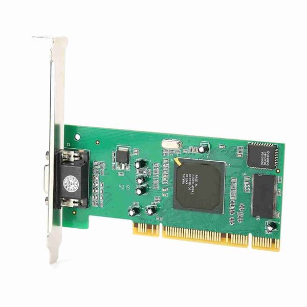 ATI Rage XL 8MB 32Bit VGA PCI grafikkort Multi Display Desktop computertilbehør